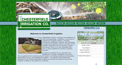 Desktop Screenshot of chesterfieldirrigation.com